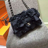 Chanel Camellia flap bag