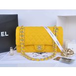 Chanel Cotton fabric original leather lining flap bag