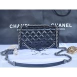 Chanel Metal chain leather flap bag