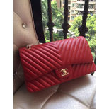 Chanel V quilting ORIGINAL  Lambskin leather flap bag