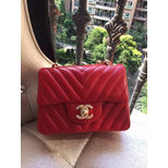 Chanel V quilting ORIGINAL lambskin leather mini flap bag