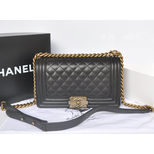 Chanel Ley Boy Quilting Original Lambskin Leather Flap Bag