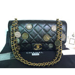 Chanel Quilting leather coins flap bag