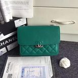 Chanel Grained calfskin flap bag