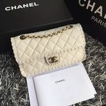 Chanel Original leather woven edge flap bag