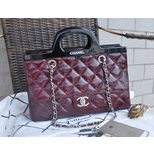 Chanel Frame handle top handle bag