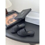 Chanel 25C Denim slippers