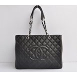 Chanel Quilting double chain tote bag Lamb Skin Leather