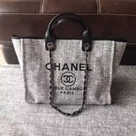 Chanel fabric tote