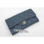 Chanel Quilting Wallet with Double C logo Interlock Detail