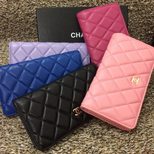 Chanel Lamb skin leather wallet