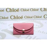 Chloe original leather double flaps long wallet