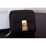 Chloe DREW SQUARE WALLET IN GRAINED LEATHER