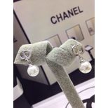 Dior CD pearl pendant earrings