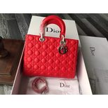 Dior Top grade lambskin leather large lady dior bag 32cm