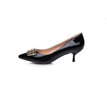 Dior Black patent leather pointed head pump