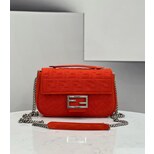 Fendi 3D FF Chain strap Baguette