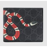 Gucci Kingsnake print GG Supreme wallet