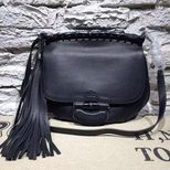 Gucci Bamboo tassel shoulder bag original leather