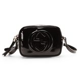 Gucci Black soft patent leather Soho Disco Bag