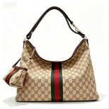 Gucci Large shoulder bag with web