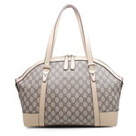 Gucci Nice Microguccisima PVC with leather trim Top Handle Bag