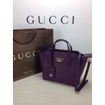 Gucci Leather top handle bag with shoulder strap