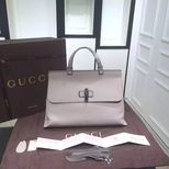 Gucci bamboo daily leather LARGE top handle bag