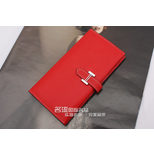 Hermes Bearn Wallet Goatskin Red