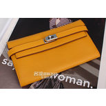 Hermes Kelly Long Wallet Yellow