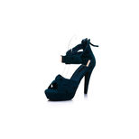 Louis Vuitton Blue suede leather pump sandal