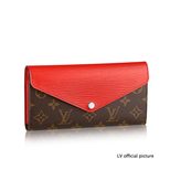 Louis Vuitton MARIE-LOU LONG WALLET Coquelicot