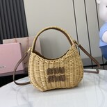 MIU MIU Wander wicker handbag