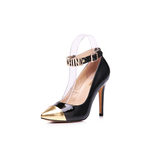 Others Patent leather point head pump