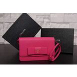 Prada Bow-tie clutch shoulder bag