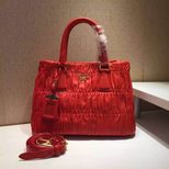 Prada Top grade original sheep skin leather handle bag