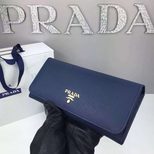 Prada saffiano leather long wallet Low Budget