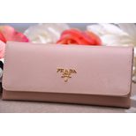 Prada Saffiano Leather Long Wallet