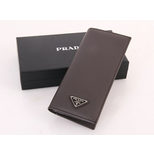 Prada Calf Leather Long Wallet