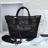 Prada Black polyester handle bag