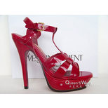 YSL Red Patent Leather Sandal