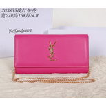 YSL metal chain shoulder strap clutch