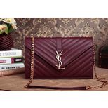 YSL leather cross-body and clutch bag