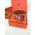 Silver finish Orange leather belt bracelet