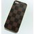 Damier Ebene Canvas iphone 5 Case Cover(Gold)