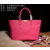 Leather tote bag