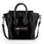 Celine Luggage Nano Tote PM Black Suede Leather