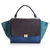 Celine Small Trapeze Bag Brown/Blue/Green