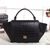 Small Trapeze Bag Croco Black