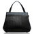 Celine Black Python Leather Edge Bag